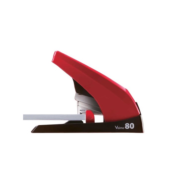 Grapadora manual con grapado plano MAX Vaimo 80 roja VFL