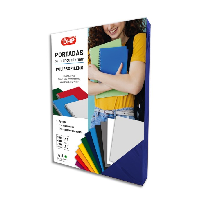 PORTADA POLIPROPILENO 450 MICRAS A4 8.AZUL MARINO P/25
