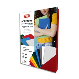 PORTADA POLIPROPILENO 450 MICRAS A4 18.ROJO P/25