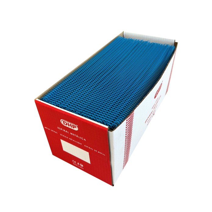 Metallic spiral 5: 1, 40 mm, A4, c / 30, 6.AZUL